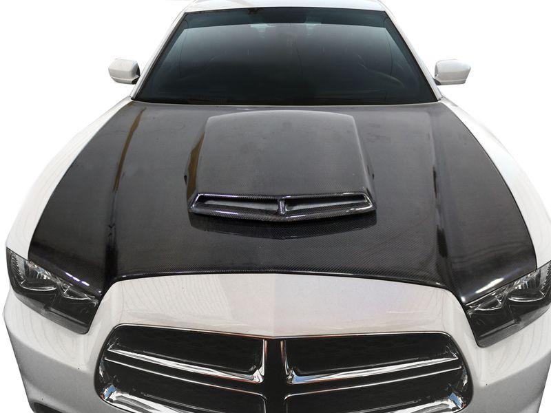  photo 2011-2014 Dodge Charger Carbon Creations TA Look Hood_zpssynxrn1g.jpg
