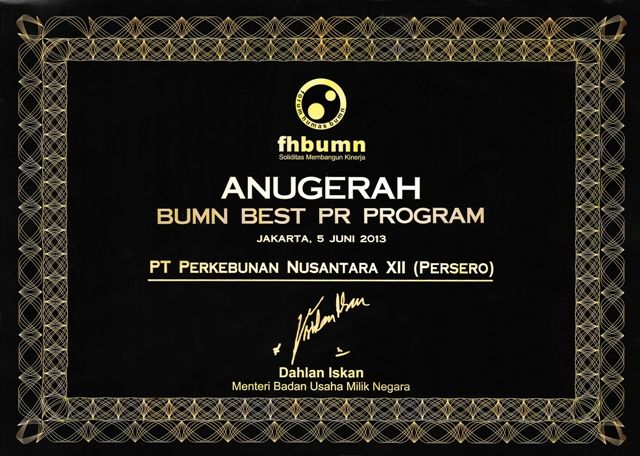 Anugerah BUMN Best PR Program