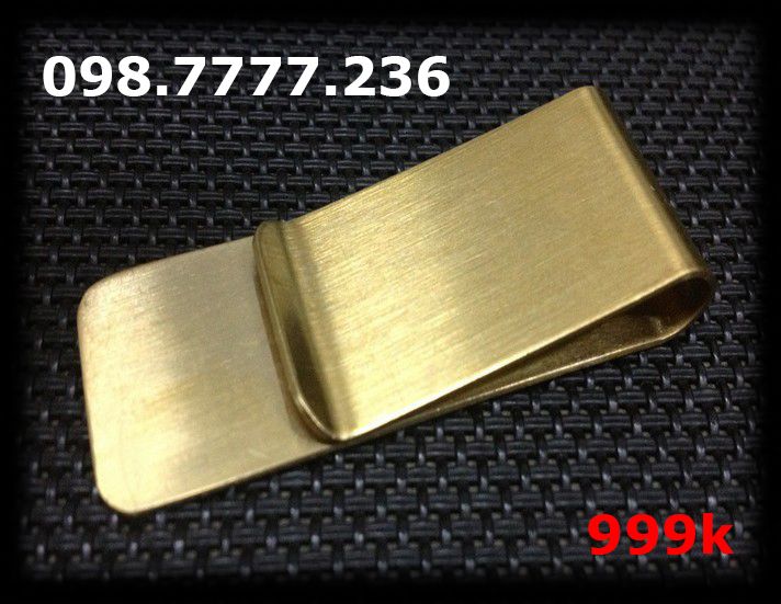 Kẹp tiền stainless steel 3 màu: Vàng - Trắng - Đen - 1