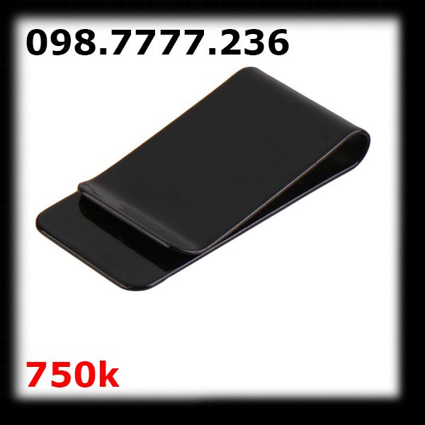 Kẹp tiền stainless steel 3 màu: Vàng - Trắng - Đen - 5