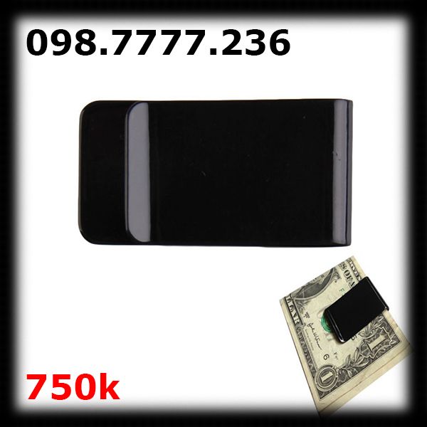 Kẹp tiền stainless steel 3 màu: Vàng - Trắng - Đen - 4