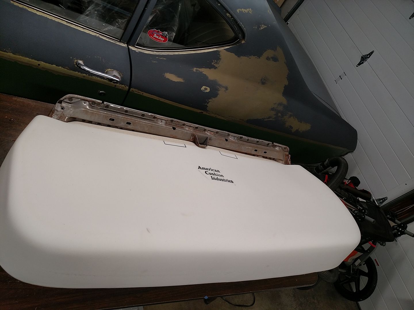 Bench seat "Soft" Sides... This is how I reinforce Team Chevelle