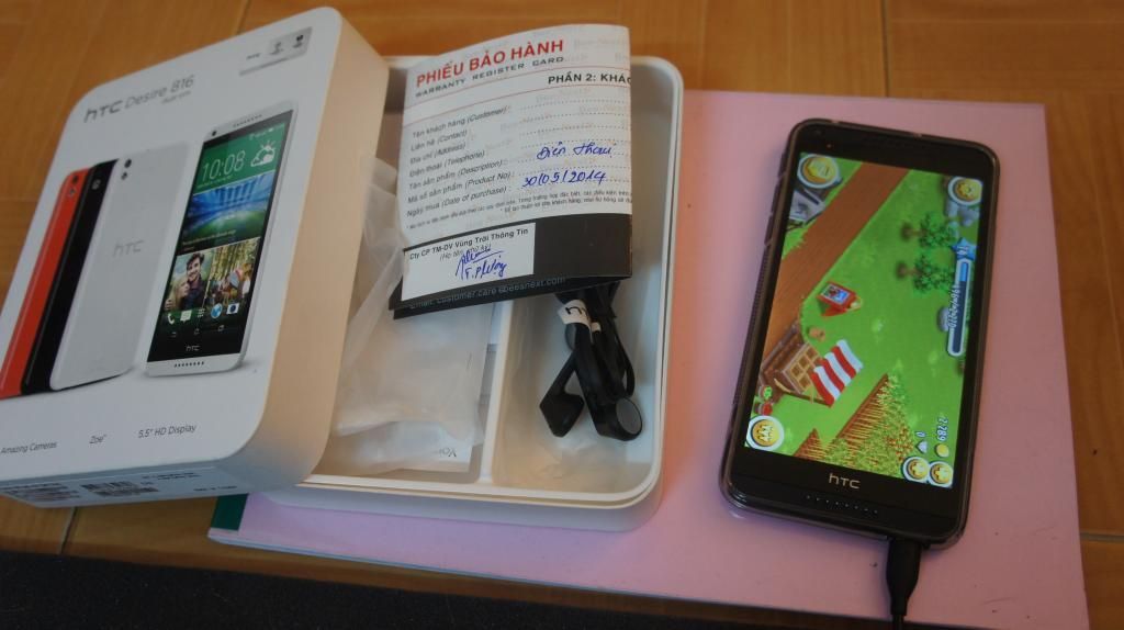 Bán HTC 816 full box