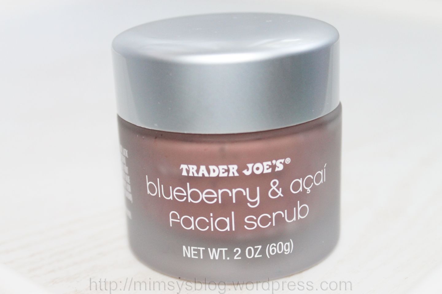 Trader Joe’s Blueberry & Acai Facial Scrub Mimsy's Blog
