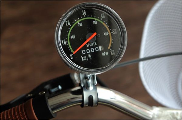 analog bicycle speedometer