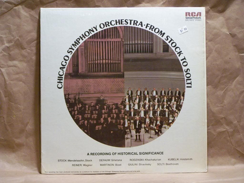Chicago Symphony Orchestra - From Stock To Solti