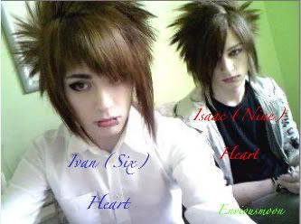 Isaac (Nine) Heart and Ivan (Six) Heart Isaac (Nine) Heart and Ivan (Six) Heart