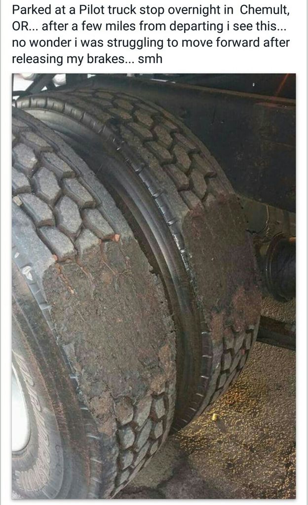 Flat spot on tires please explain Page 1 TruckingTruth Forum