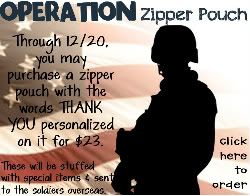 Operation Zipper Pouch