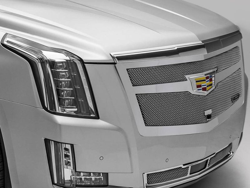  photo Cadillac Escalade Upper Class Bumper Grille Overlay with Triple Chrome Plated Polished Stainless Steel Finish Adaptive_zpsdtt5df4l.jpg