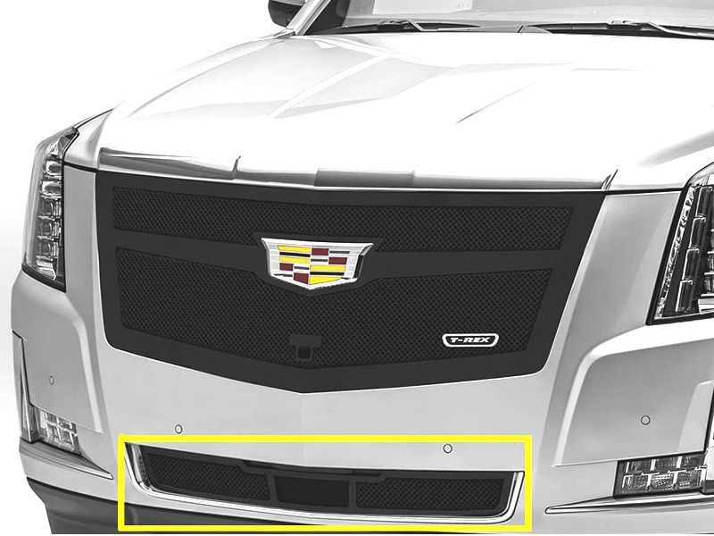 2015-2017 Cadillac Escalade T-REX 52189 Upper Class Lower Bumper Grille Overlay W/ Adaptive CC - Black photo T-REX 52189_zpshsthgcsc.jpg