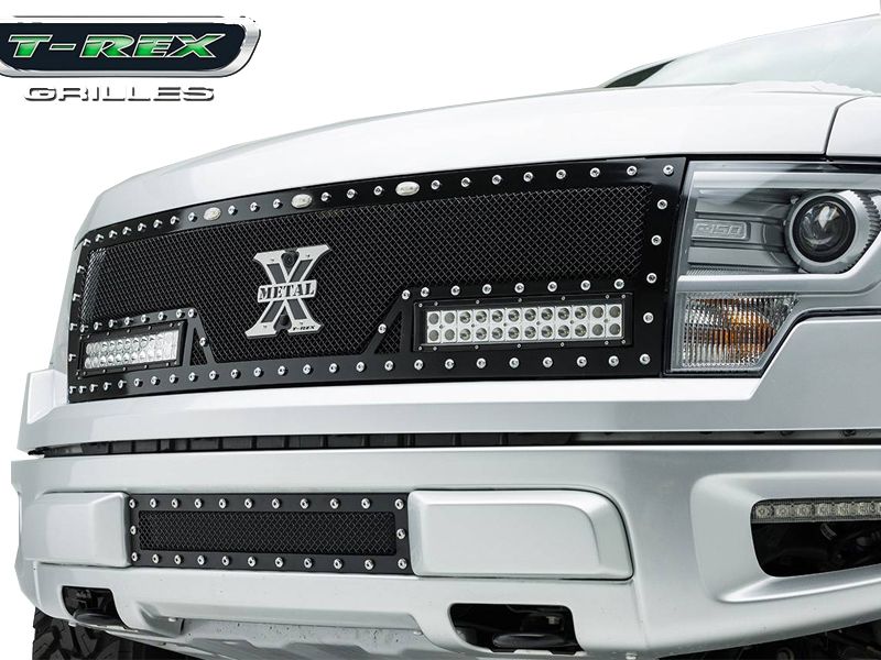  photo T-REX Ford F-150 TORCH Series LED Light Grille 1 - 12 LED Bar Formed Mesh Grille Bumpe Insert_zpszpvxl6us.jpg