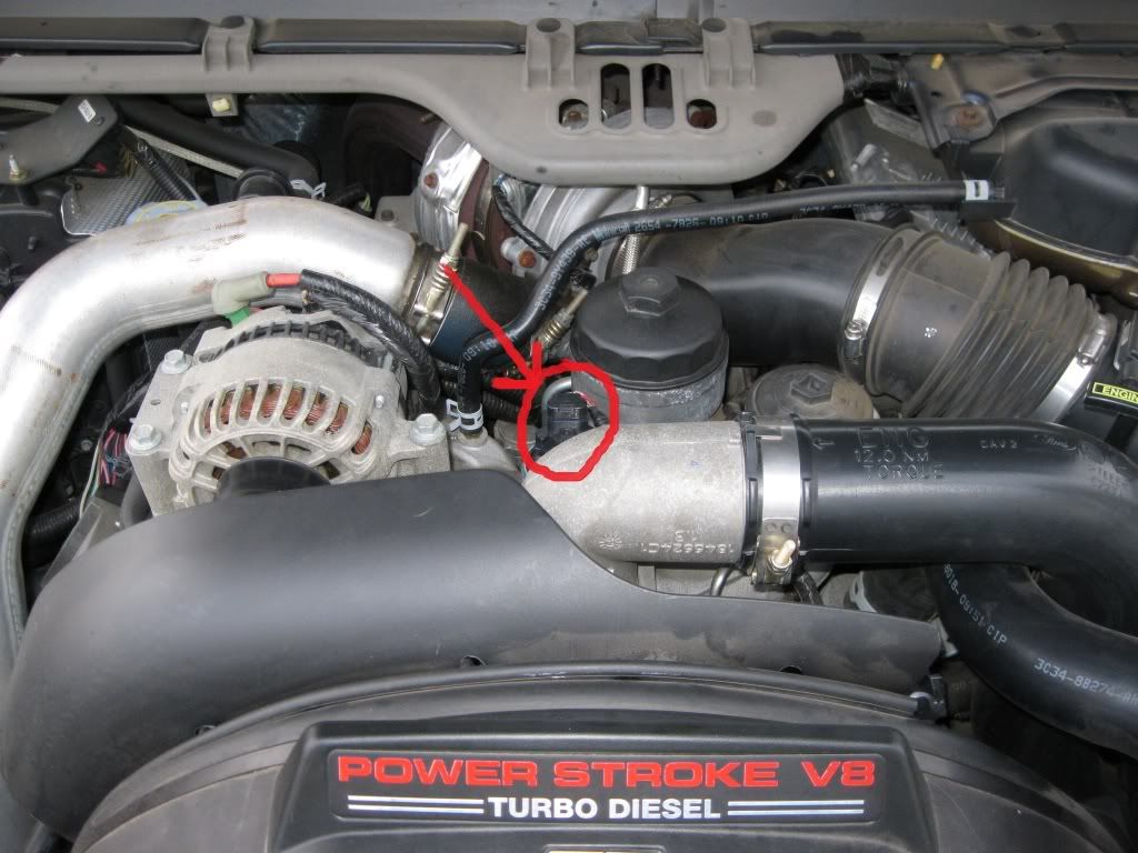 Egr valve location ford 6.0 diesel