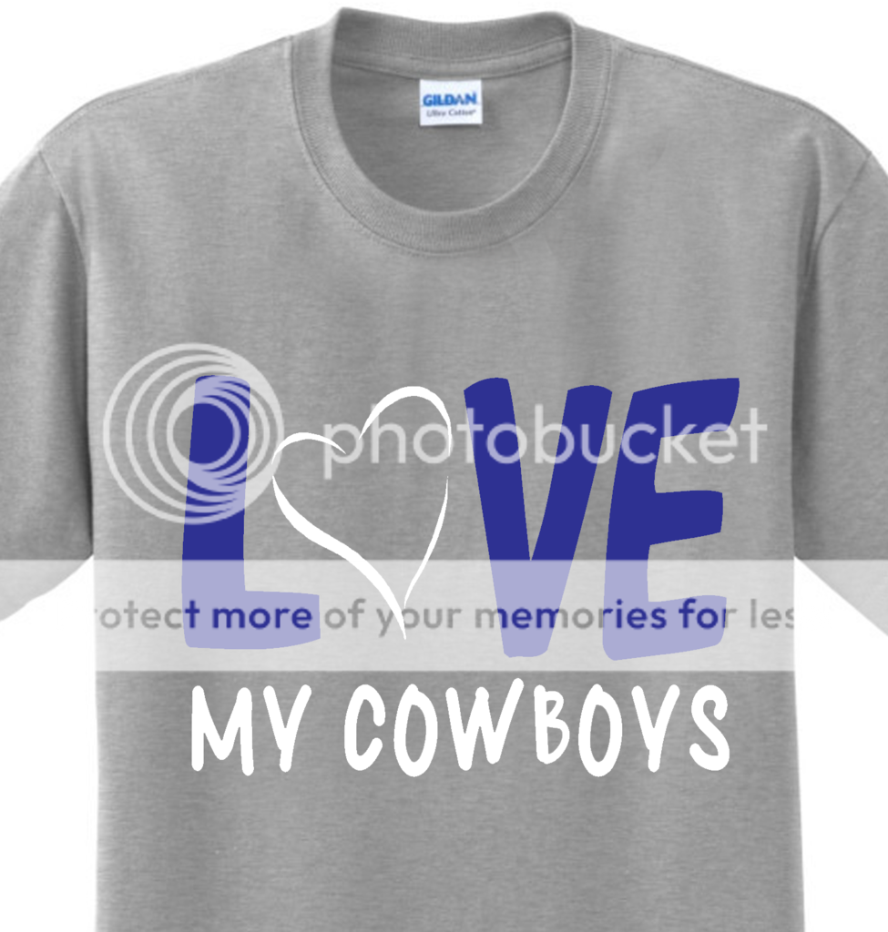 Love My Cowboys Football NFL Dallas 