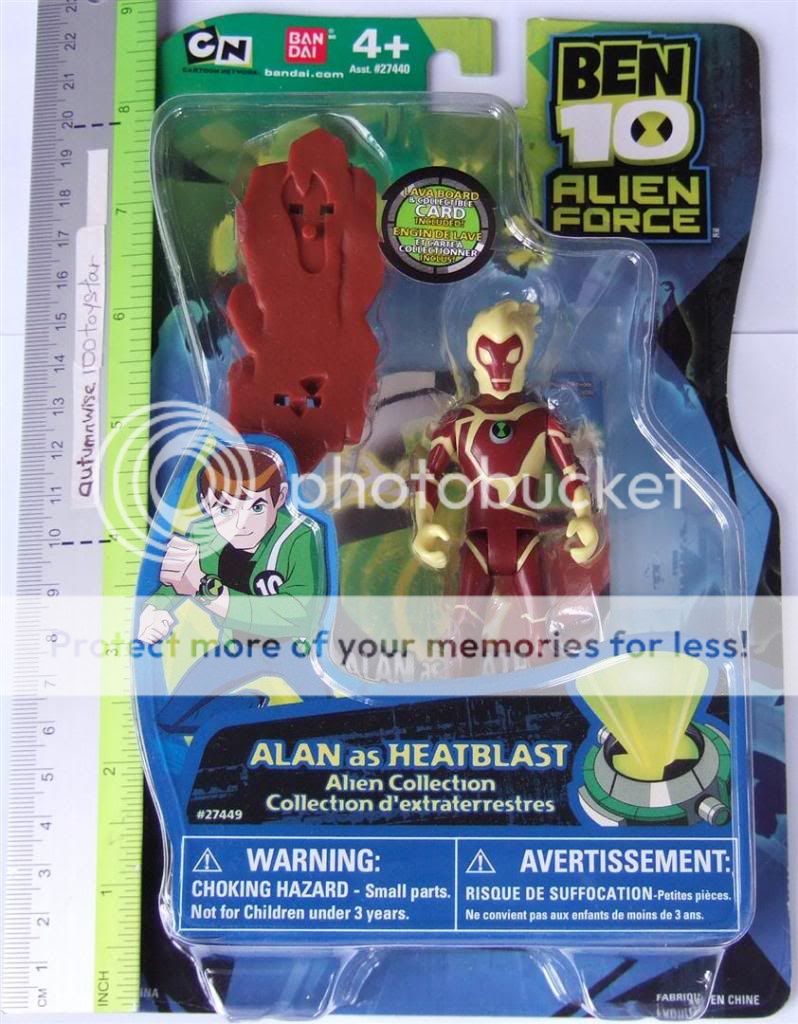 Bandai Ben 10 Alien Force Collection Alan as Heatblast