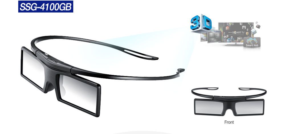 New Genuine Samsung Ultra Lightweight 3D Active Glasses SSG 4100GB