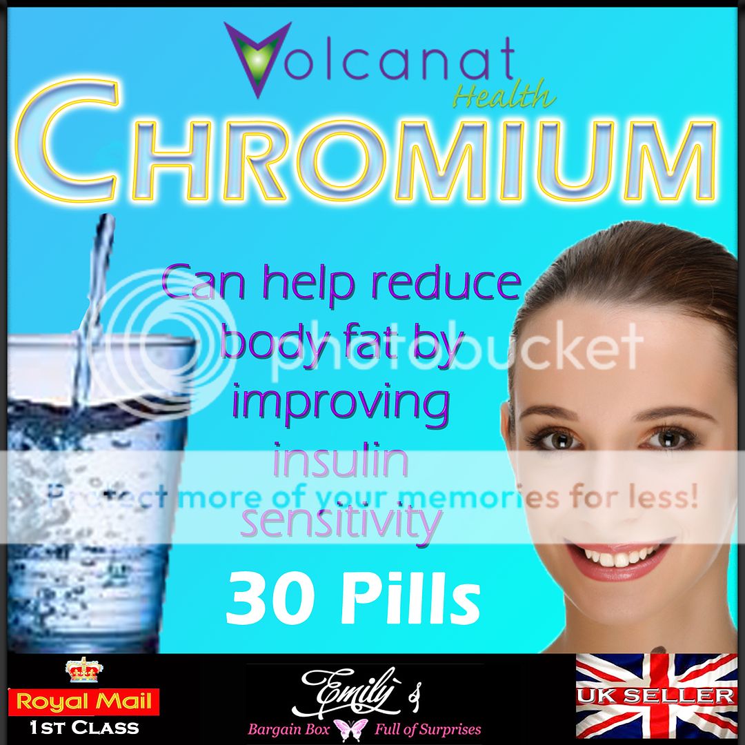 VOLCANAT HEALTH CHROMIUM APPETITE SUPPRESSION METABOLISM + WEIGHTLOSS 